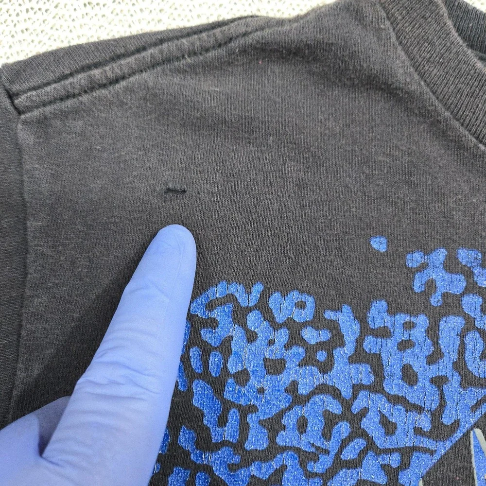 Vtg Nike SB Shirt Youth Boys XL Black Blue Graphic Skateboarding Tee